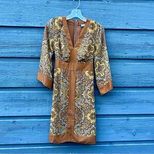 NEW YORK & COMPANY VINTAGE KIMONO STLYE DRESS SIZE XS NEW